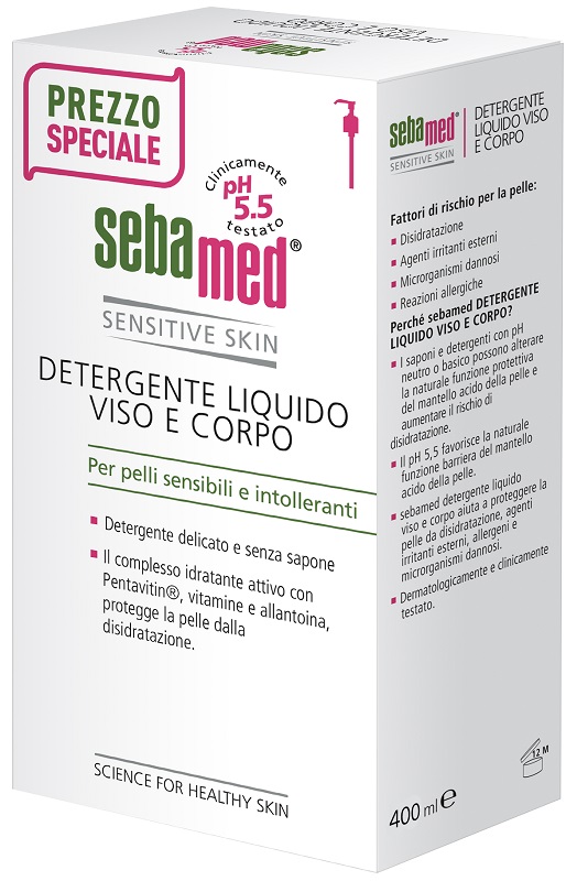 SEBAMED DETERGENTE VISO CORPO 400 ML - Farmaciapacini.it