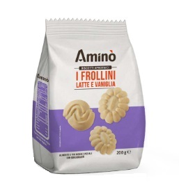 AMINO' I FROLLINI LATTE E VANIGLIA 200 G - Farmaciapacini.it