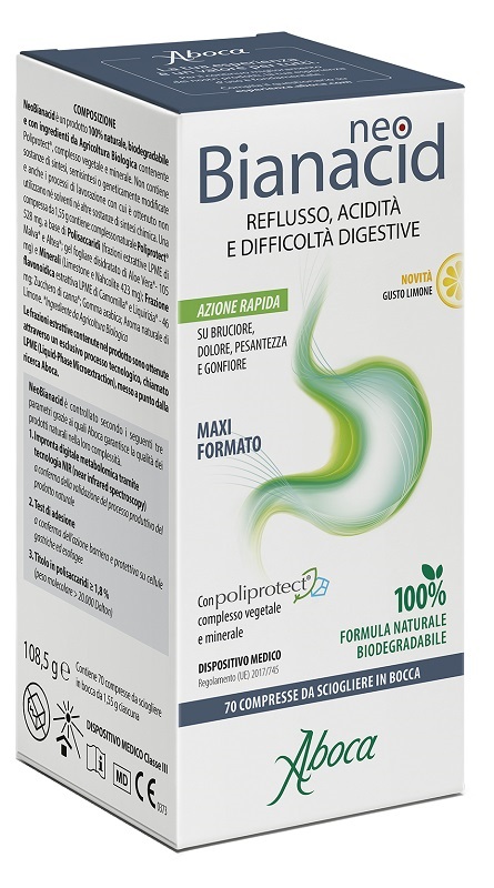 NEOBIANACID 70 COMPRESSE LIMONE - Farmaciapacini.it