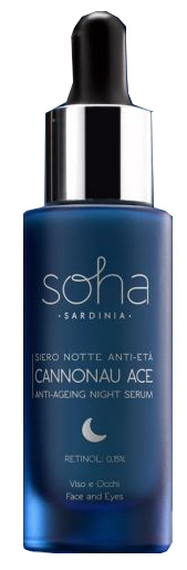 SOHA CANNONAU ACE SIERO NOTTE ANTIETA' VISO E OCCHI 20 ML - Farmaciapacini.it