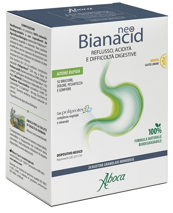NEOBIANACID 20 BUSTINE LIMONE - Farmaciapacini.it